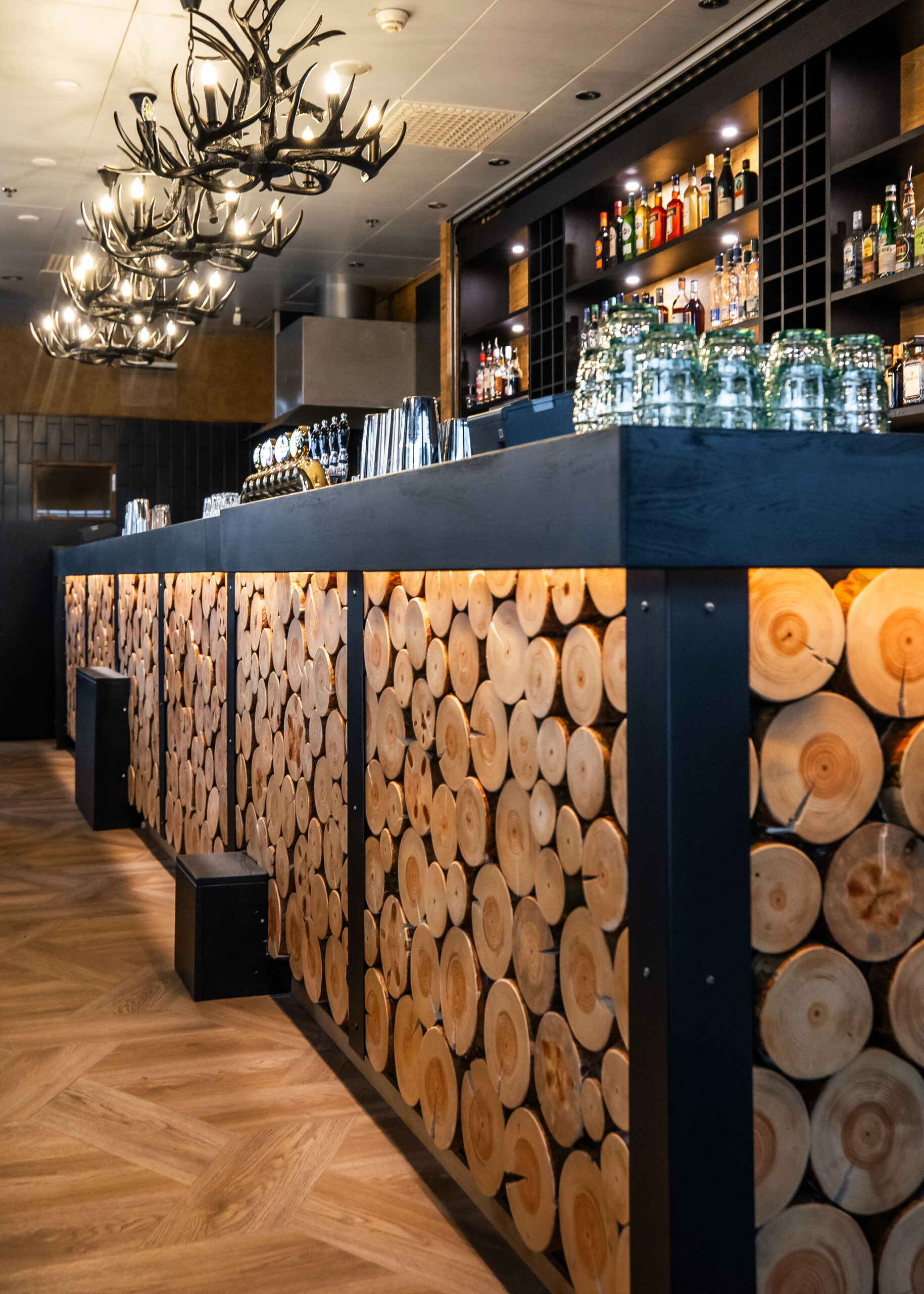 The bar at Nook Lounge Santas Hotel Rovaniemi