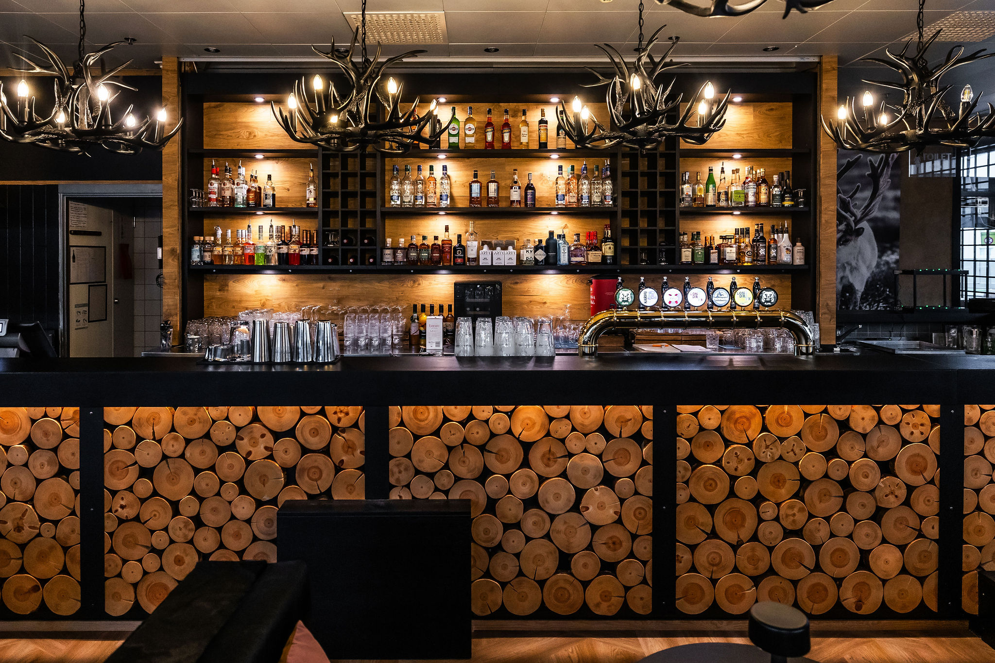 The bar at Nook Lounge Santas Hotel Rovaniemi